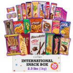 International Snack Box, 25 Full-Size Foreign Snack Box, 2.3lb