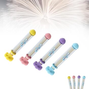 4 Pcs Firework Water Gun - Romantic Firework Style Water Squirters, Fun Pull-Out Waterguns, Fireworks Water Spray Toy for Concerts, Water Festivals, Pool Party, Family Gatherings Garden