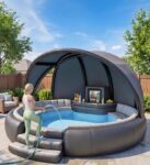 The Ultimate Backyard Pool Upgrade – Built-In Fridge + Canopy + Free Shipping (US Only)