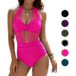 Blooming Jelly Womens Bikini High Waisted Sets Tummy Control Swimsuits 2 Piece Sexy Modest Bathing Suit Swimwear Top #SwimWeek #Summervibes