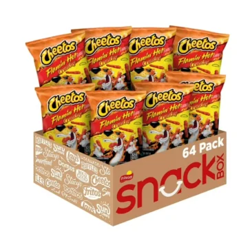 Cheetos Flamin' Hot Cheese Snacks, 2oz (64 Count)